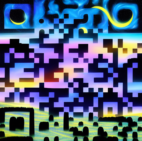 Starry Night QR Code